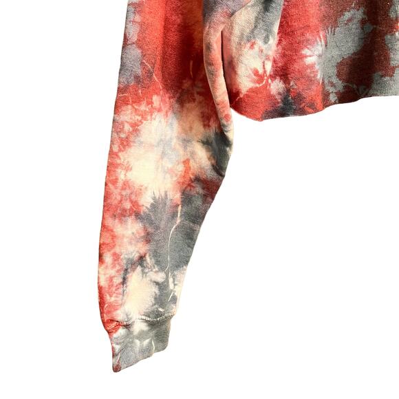 Gildan Hoodie Sweatshirt Large Crop Tie Dye Pullover Multi-color small - Picture 5 of 9